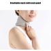 Neck Brace Adjustable Breathable Mesh Fabric Cervical Collar Guard for Neck Moxibustion Care After Whiplash or Injury(grey) - Buy Online on GoSupps.com