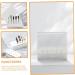 2pcs grinding head storage box nail storage organizer nail drill bits organizer nail drill bits holder nail bit nail art tools drill bit holder white plastic Storage rack manicure 8x7.2cm White - Buy Online on GoSupps.com