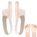 2 pieces hallux valgus rail set hallux hallux valgus toe correction nylon spandex material 0.8mm thickness adjustable convenient and non-sausage bunion correction daily use (m)