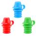 3st silicone outgourse for water bottles no spilling bottle attachment silicone children squeezing bag attachment for most bottles children adults (3 colors)