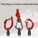 Cyberoctopus Boat Tow Harness with Stainless Steel Hook and Pulley - 12ft | For 1-3 Riders - Buy Online on GoSupps.com