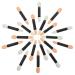 Didiseaon 50pcs Nail Sponge Nail Art Brush Eyeshadow Practical Manicure Brush Manicure Supply Mirror Effect Nail Brush Stick Nail Beauty Tool Nail Modification Brush
