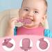 Baby Fork and Spoon Set - Silicone Toddler Utensils for Self-Feeding - Easy Grip Cutlery for Baby Led Weaning (Beige&Pink) - Buy Online on GoSupps.com