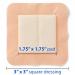 Medline Optifoam Gentle EX Bordered Foam Adhesive Dressing 3x3 Square - 10 Count Box - Buy Online on GoSupps.com