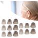 15pcs Silicone Ear Plugs - Soft Portable S/M/L Black Round Earbuds for Ultimate Noise Reduction - Buy Online on GoSupps.com