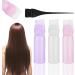 3pcs Hair Dye Root Comb Applicator Bottles - Reusable Plastic Squeeze Bottles (White/Purple/Pink) for Home, Barber Shop, Salon - Buy Online on GoSupps.com