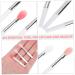 Minkissy 27 Pcs Lip Brush Set | Eyeliner Applicator Wands & Lip Gloss Brushes for Perfect Application | Sequins Cosmetic Tools - Buy Online on GoSupps.com