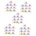 minkissy 25 Pairs Children's Hairpin Hair Clips for Kids Childrens Barrettes Cat Ear Hair Clips Plush Hair Accessories Kids Headbands Bunny Headband Fox Ear Hair Band Girls Hair Halloween