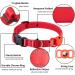 AirTag Dog Collar for Small Medium Large Dogs - Red Neoprene Padded Cat Collar with Silicone Holder - Small Size 9''-16'' Neck - Buy Online on GoSupps.com