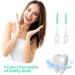 TSHAOUN 200 Interdental Brushes with Storage Box | Soft Silicone Dental Floss Sticks for Oral Care | Portable Green Interdental Cleaning Tools - Buy Online on GoSupps.com