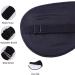 Silk Sleep Mask: Lightweight, Breathable & 100% Opaque Blindfold - Adjustable Strap for Women, Men & Children - Black - Buy Online on GoSupps.com