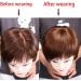 Kimje Topper Wig with Bangs Increase the Amount of the Top of the to Cover the White Hair Hairpiece A - Buy Online on GoSupps.com