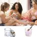 5 Pieces Nail Art Glass Crystal Cup Set with Lid - Ideal for Nail Studios Schools & Manicures | Nail Powder Shell & Dappen Dish - Buy Online on GoSupps.com