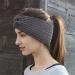 4 Pieces Ladies Winter Knitted Headbands - Crochet Elastic Ear Warmers Hair Accessories - Buy Online on GoSupps.com