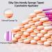 BEANPRECOY 100 Pcs Eyeshadow Brushes Double-Ended Sponge Eyeshadow Applicators Disposable Eyeshadow Brush Eye Makeup Applicators (Pink) - Buy Online on GoSupps.com