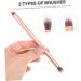 PLAFOPE 24pcs Makeup Brush Eye Shadow Brush Eye Makeup Mineral Makeup Golden Artificial Fiber - Buy Online on GoSupps.com