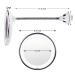10X Magnifying Mirror with Lights | Flexible Gooseneck Makeup Mirror | Powerful Suction Cup | Cordless - Perfect for Bathroom, Shaving, Travel Vanity - Buy Online on GoSupps.com