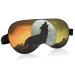 Unisex Sleep Eye Mask Howling-Wolf-Full-Moon Night Sleeping Mask Comfortable Eye Sleep Shade Cover