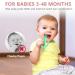 Aolso Baby Bite Toys - 2 BPA-Free Silicone Toothbrushes for Teething | Red/Green 3 Months+ - Buy Online on GoSupps.com