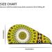 Yellow Mandala Microfiber Hair Towel - Soft Super Absorbent Quick Dry Hair Wrap for Women with Long Curly and Thick Hair - Buy Online on GoSupps.com