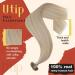 Premium Hetto Real Hair Extensions Bonds - Ash Blonde #18/613 40cm 50g | Soft & Smooth Quality - Buy Online on GoSupps.com