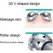 3D Face Massager Roller Portable Neck Lift Roller V-Face Slimming Roller Massager Double Chin Slimming Massager Anti Aging Wrinkles Face Lift Handle Easy To Grip - Buy Online on GoSupps.com