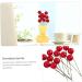 HOMSFOU 432 Pcs Diy Foam Red Fruit Artificial Fruit Faux Fruit Simulation Berries Lifelike Berries Photo Props Flower Garland Decorations Fake Berry Picks Winter Berry Picks Fake Berries Redx3pcs 2x2x2cmx3pcs - Buy Online on GoSupps.com