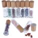 Buy BARENX 10pcs 10ml Empty Essential Oil Perfume Roller Ball Bottles - Refillable Pipette for Travel & DIY | International Shipping Available - Buy Online on GoSupps.com
