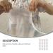 Lurrose Transparent Disposable Paraffin Foot Inserts - 100 Pieces for Pedicure Hot Spa & Wax Treatment - Foot Protection for Thermal Paraffin Therapy - Buy Online on GoSupps.com