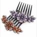 Yusier Flower Rhinestone Hair Comb Set for Women - Bridal Wedding Hair Accessories - Buy Online on GoSupps.com