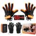 (Left & Right) Rehabilitation Glove Stroke Rehab Equipment For Numbing Fingers Relief Robot Hand Glove Hand Exercisers For Strength Therapy Hand Strengthening Equipment. Left+Right Size L