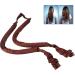 Hair Curler Headband Smoothing Edges Heatless Hair Roller Skin Friendly Prevent Hair Damage Button Fixed for Thick Hair for Night Use(Brown) - Buy Online on GoSupps.com