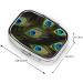 Peacock Feathers Printed Square Pill Box | Portable Travel Medicine Organizer - Buy Online on GoSupps.com