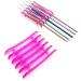 Bluelans Makeup Nail Art Design Craft Acrylic UV Gel Brush Pen Rest Holder Stand Plastic (Random Colour) - Buy Online on GoSupps.com