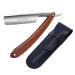 Zertone Straight Razor Kit with Strop - High Hardness Carbon Steel Blade, Vintage Wood Handle - Barber Razor Set - Buy Online on GoSupps.com