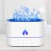 Aroma diffuser with flames effect light teklemon 250ml aroma diffuser for essential oils with 2 brightness 3 timer and waterless automatic switch -off electrical aroma diffuse for home baby yoga white
