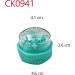 1pc Green Manually Contact Lens Washer Cleaner - Plastic Lens Cleaner Case for Dual Use - Buy Online on GoSupps.com