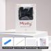 Morily 24Pcs Black Stiletto Press on Nails Medium Length - Almond False Nails Tips for Women & Girls - Buy Online on GoSupps.com
