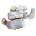Crystal Rough Natural Crystal Rough Natural Blue Agate Stone Turkey Blue Chalcedony Rough Stone Blue Stone Jewelry Processing Raw Materials Home Decoration (Color : Sky Blue Size : Random)