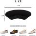 Buy Heel Grips Liner Cushions - Self-Adhesive Soft Pads for Heel Pain Relief & Comfort | 3 Pairs in Beige Black Transparent - International Shipping Available - Buy Online on GoSupps.com