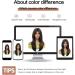 Esmee Long Straight Dark Brown Wig with Coloured Highlights - 20 Inches | Synthetic Hair for Daily Party and Cosplay Use - Buy Online on GoSupps.com