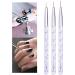 3Pcs/Set Colorful Nail Painting Pen Colorful Surface Ergonomics Handle Ultra Thin Flower Design Stripes Lines Liner DIY Drawing Pen for Manicure Glitters Diy Nail Art Decoration - Buy Online on GoSupps.com