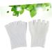 minkissy 1 Pair Gel Bunion Straightener Heel Sleeves for Cracked Heels Big Toe Separators Bunion Splints Pad Fingerless Gloves Toe Spacers Toe Spreader White Thumb Sock - Buy Online on GoSupps.com
