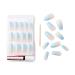 Gold Finger GF98 Full Cover Gel Long Nails Kit with Glue - Glam Ready-to-Wear Gel Manicure - Buy Online on GoSupps.com