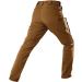 Hanxiulin Men's Jogging Suit - Casual Training Set with Long Sleeve Sports Jacket & Jogger Pants in Khaki - Buy Online on GoSupps.com