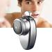 Portable Rechargeable Dual Head Electric Groomer for Pocket Size Waterproof with ABS Material Handheld Beard Cutter (Silver)