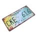 Cabilock Metal Signs License Plate Iron Painting European and American