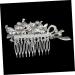 DOITOOL Hair Teasing Comb Diamond Headpiece Flower Hair Accessories Crystal Headpiece Women Hair Comb Rhinestone Headpiece Bowknot Hair Comb Tiara The Flowers Bride South Korea - Buy Online on GoSupps.com