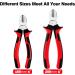 Sharp-Tec 200mm Diagonal Cutting Pliers - Professional Heat-Treated Wire Cutters with Anti-Slip Handle and Strong Cutting Force - Buy Online on GoSupps.com