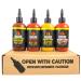 Maritime Madness Classic Hot Sauce Box Maritime Madness 4 x 275ml Squeeze Bottles Vegan Dairy Free Soy Free Gluten Free Made in Canada